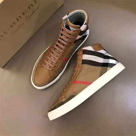 burberry high top sneakers men's|designer burberry high top sneakers.